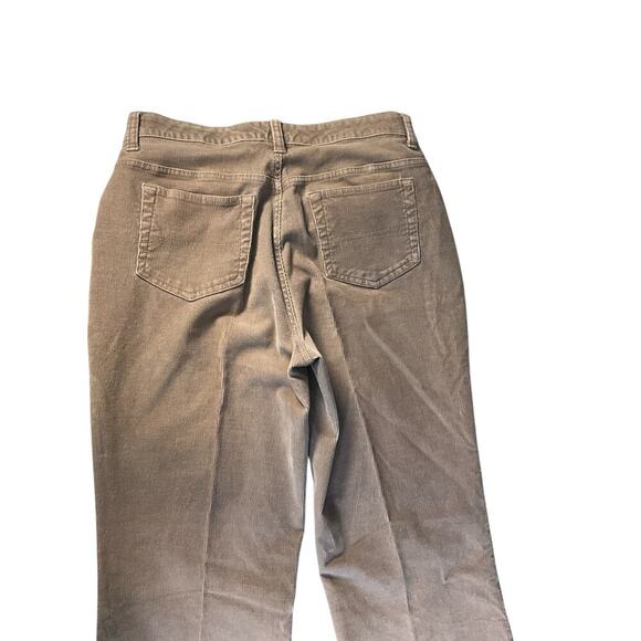 St. John's Bay Stretch BootCut Corduroy Pants Women's Size 8 Tan Cotton Blend - Picture 9 of 9